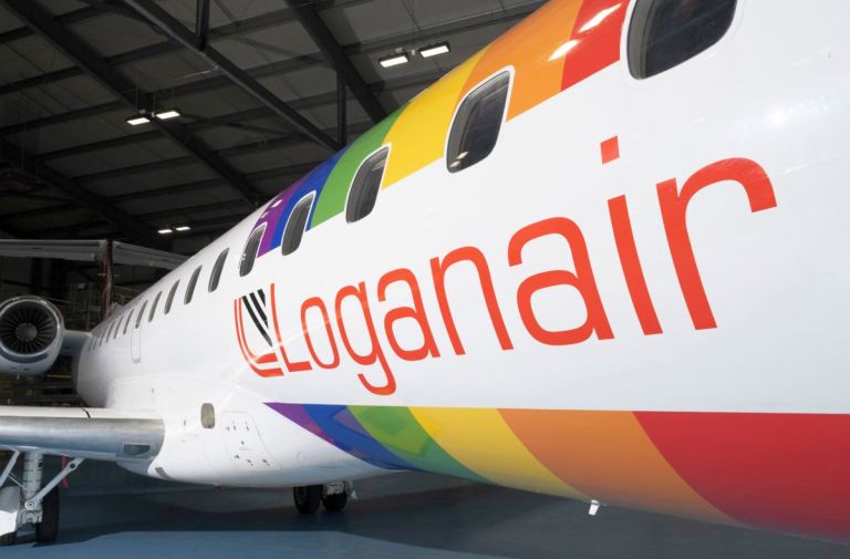 Lire la suite à propos de l’article aviation: Loganair turns Embraer 145 into a Pride jet