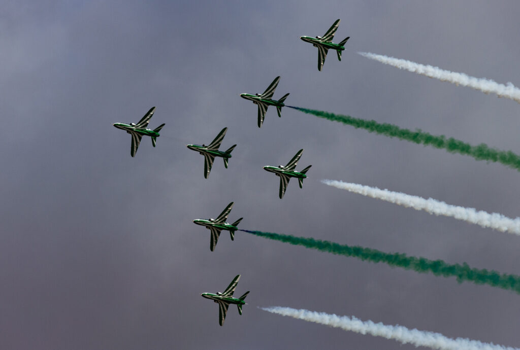 Hawks de l'équipe de démonstration saoudienne (Image : Max Thrust Digital)
