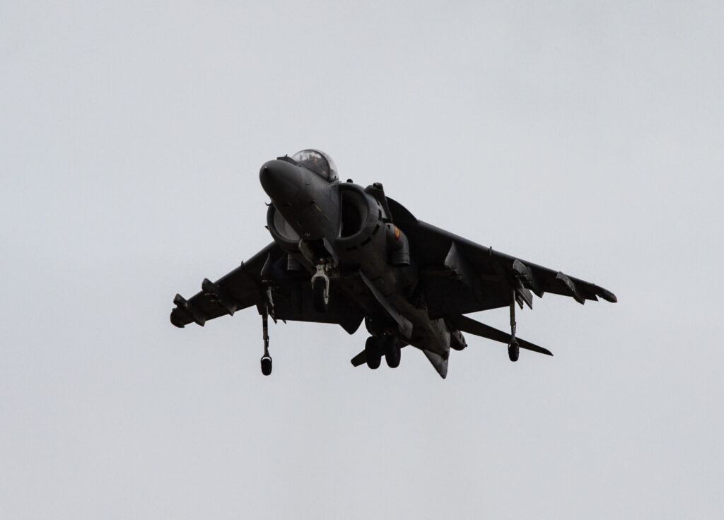 EAV8 Harrier II espagnol planant pour la foule (Image : Max Thrust Digital)