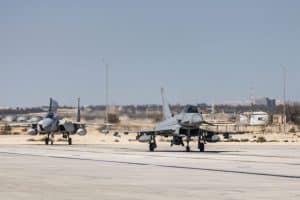 Lire la suite à propos de l’article Aérien: Les Typhoons de la RAF participent à un exercice multinational en Arabie Saoudite